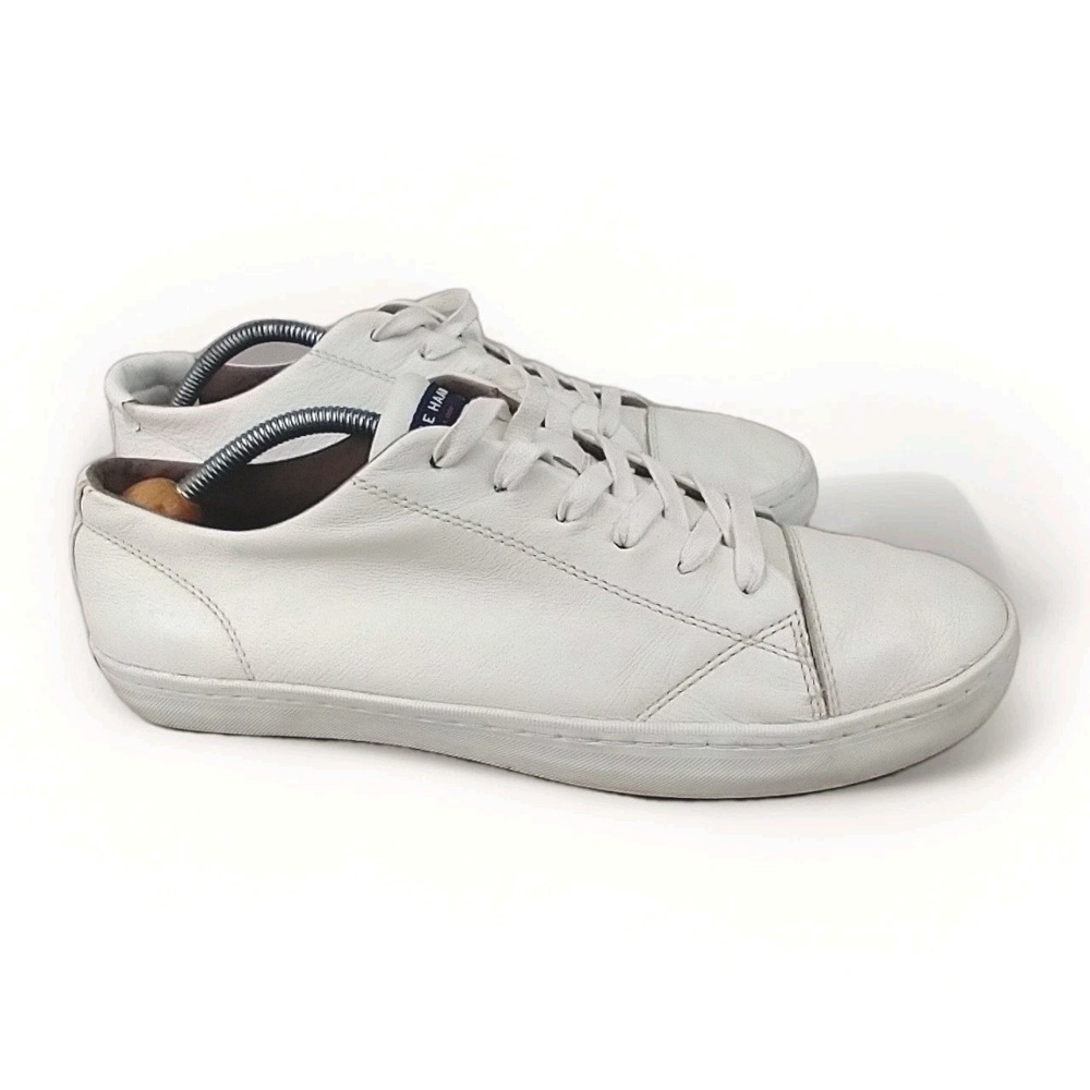 Cole Haan Grand Crosscourt Mens White Leather Low Top Sneakers C25780 Size 10M